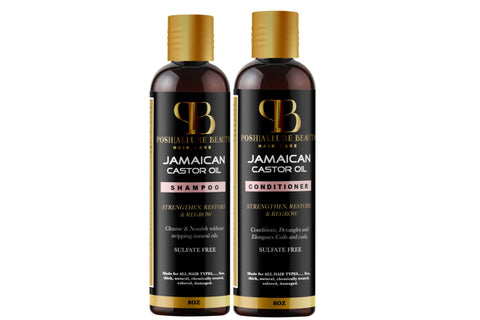 Jamaican Castor Oil Duo - Posh|Allure Beauty